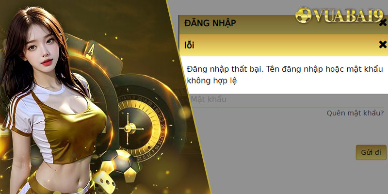 Quá dễ dàng xử lý khi quên password ở Vuabai9